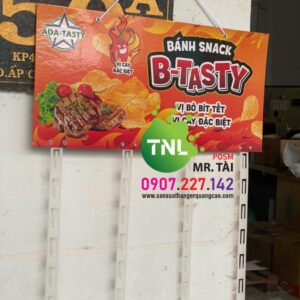 Vỉ Treo Dây Nhựa Bánh Snack