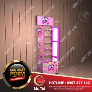Kệ sắt quảng cáo Fini