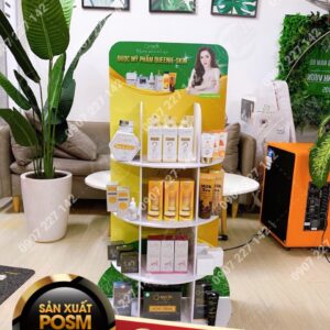 kệ format, kệ trưng bày, kệ mỹ phẩm, kệ quảng cáo, kệ trưng bày format