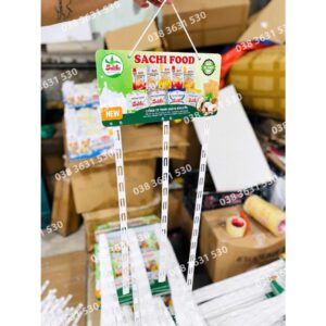 Vỉ treo dây nhựa Sachi Food