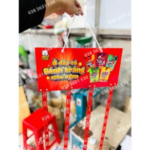 Vỉ treo dây nhựa Mèo Food