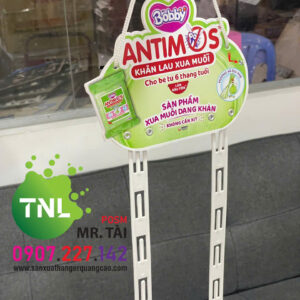 Vỉ treo dây nhựa Bobby