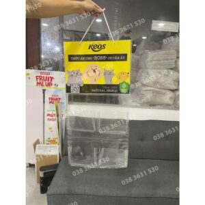 Vỉ treo bọc nhựa PVC KEO'S