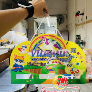 Vỉ treo giấy Vitamin kẹo dẻo